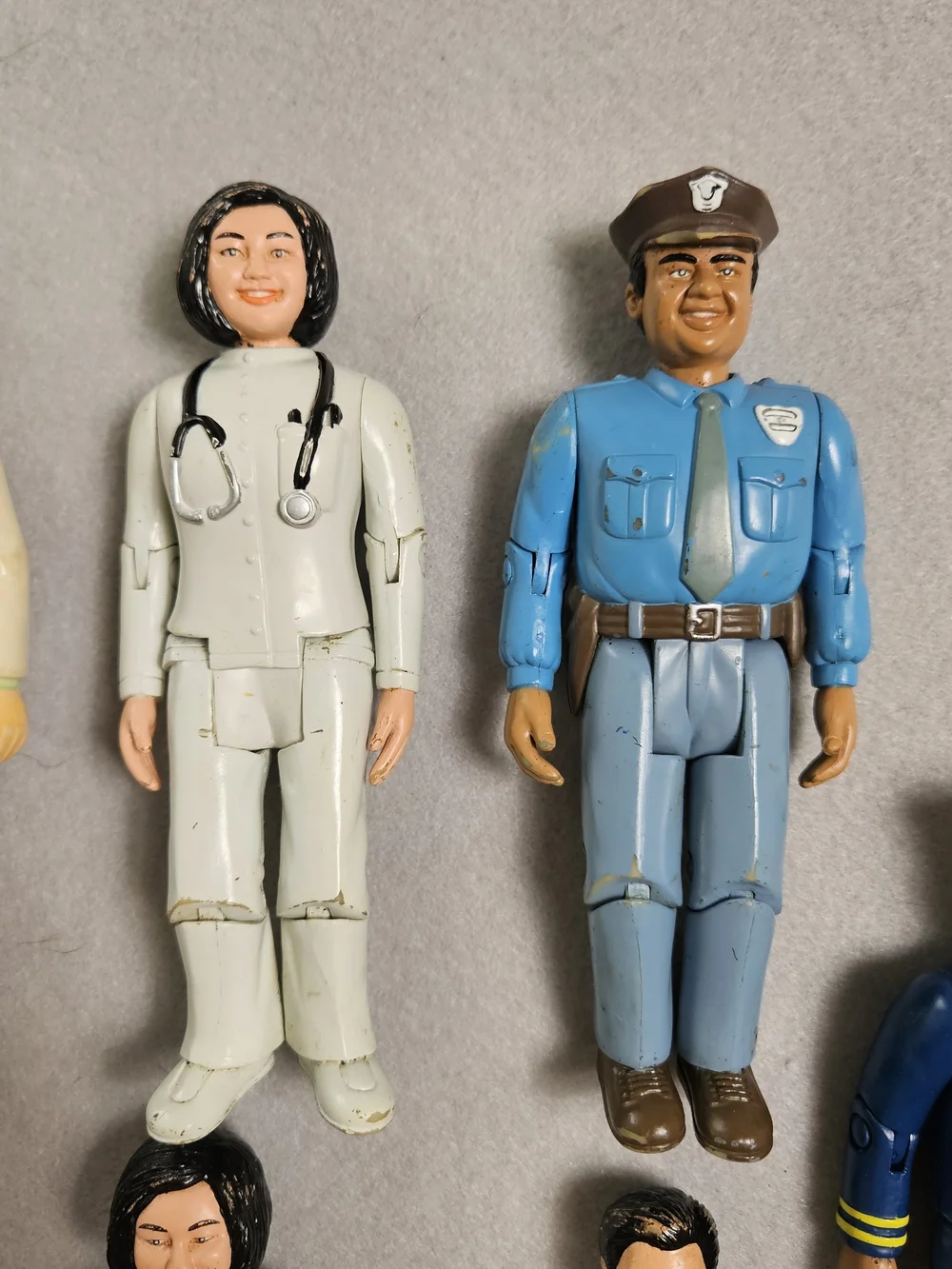 Vintage Childcraft Community Helpers Action Figures Lot of 9 Careers